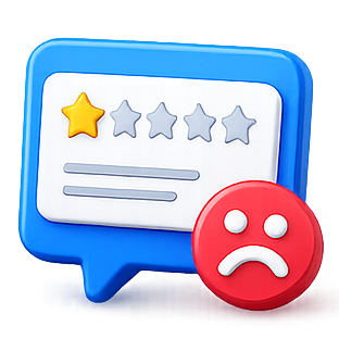 Icon review chưa được chăm sóc